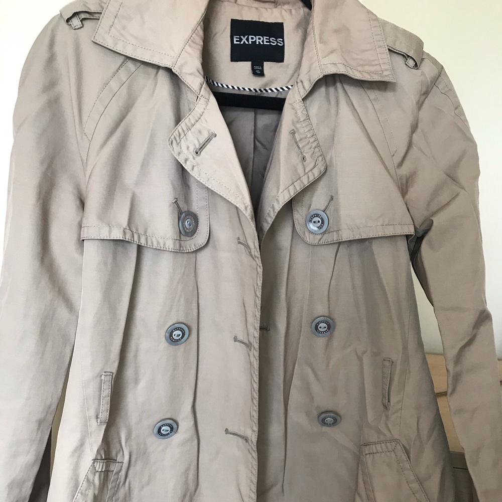 Express fall trench coat